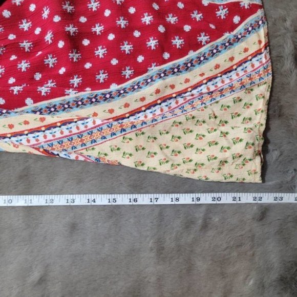 Anthropologie Patrons of Peace Long Sleeve Boho Dress Exposed Back - Size Small - Picture 6 of 8